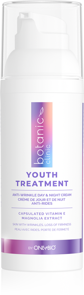 OnlyBio Botanic Clinic Youth Treatment Przeciwzmarszczkowy Krem do Twarzy dla Skóry Bardzo Suchej 50ml