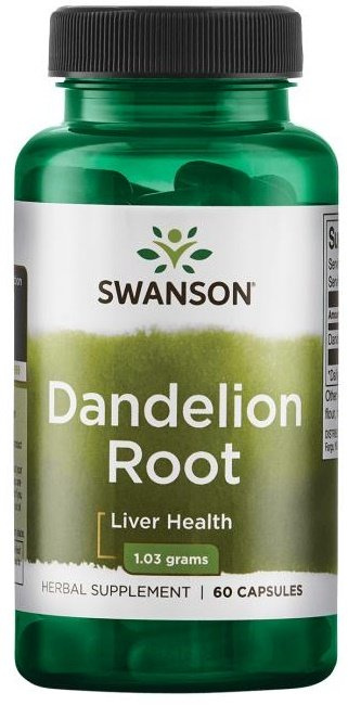 Swanson Dandelion Root 515mg 60 Capsules