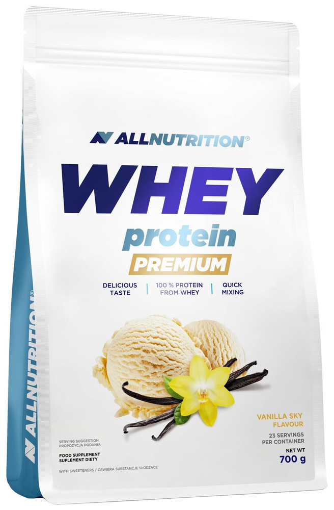 Allnutrition Whey Protein Premium Niebo Waniliowe 700g