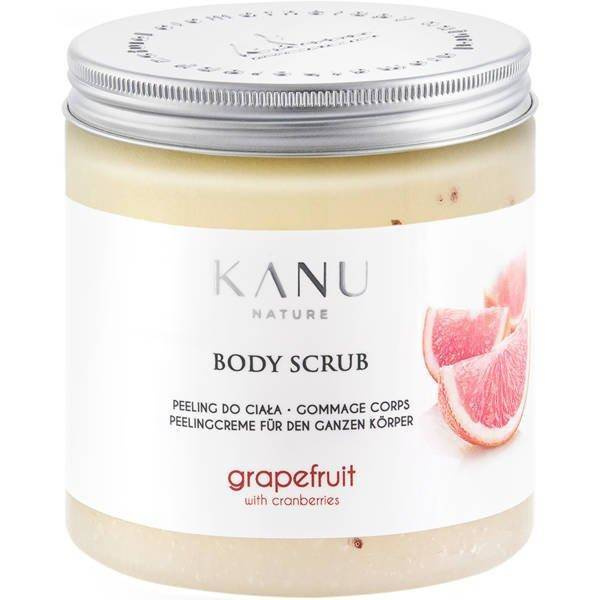 Kanu Nature Odżywczy i Odświeżający Peeling Solny o Zapachu Grejpfruta z Żurawiną 350g Best Before 22.02.26