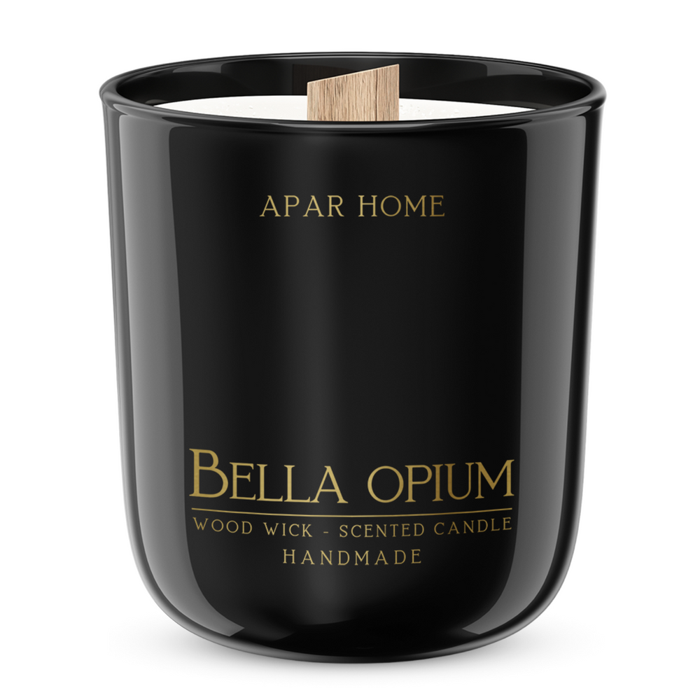 Apar Home Bella Opium Scented Soy Candle in Glass 1 Piece