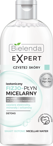 Bielenda Expert Czystej Skóry Izotoniczny Fizjo-Płyn Micelarny Detox 400ml