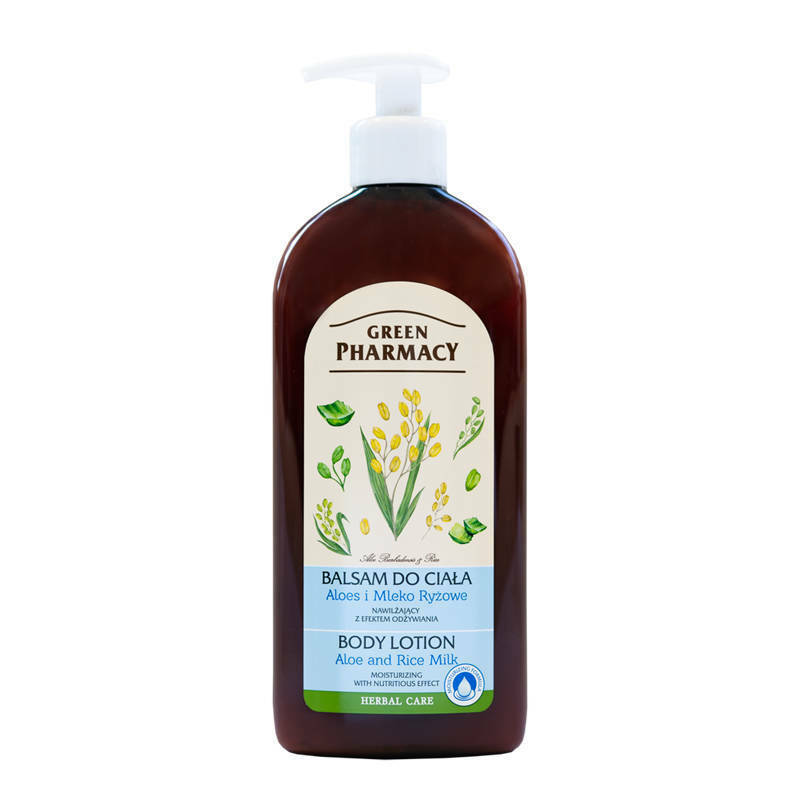 Green Pharmacy Body Lotion Aloe Rice Milk 500 ml