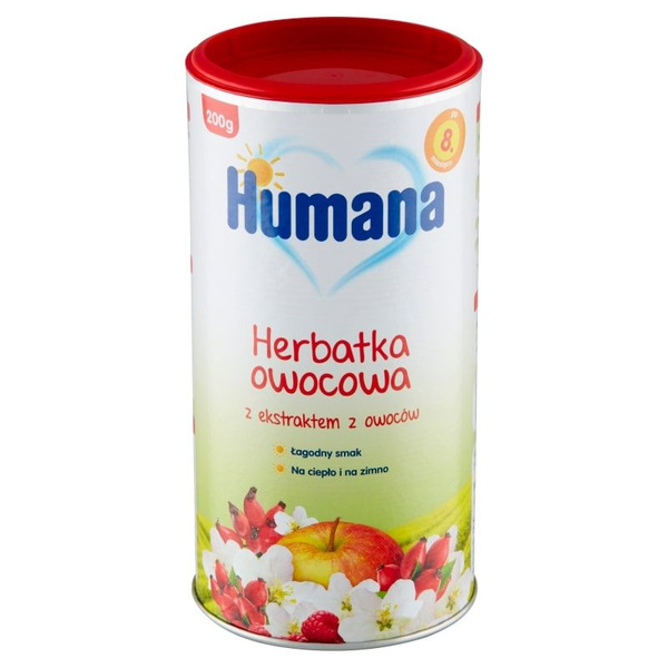 Humana Fruit Tea with Fruit Extracts for Children after 8th Month 200g Best Before 11.10.25