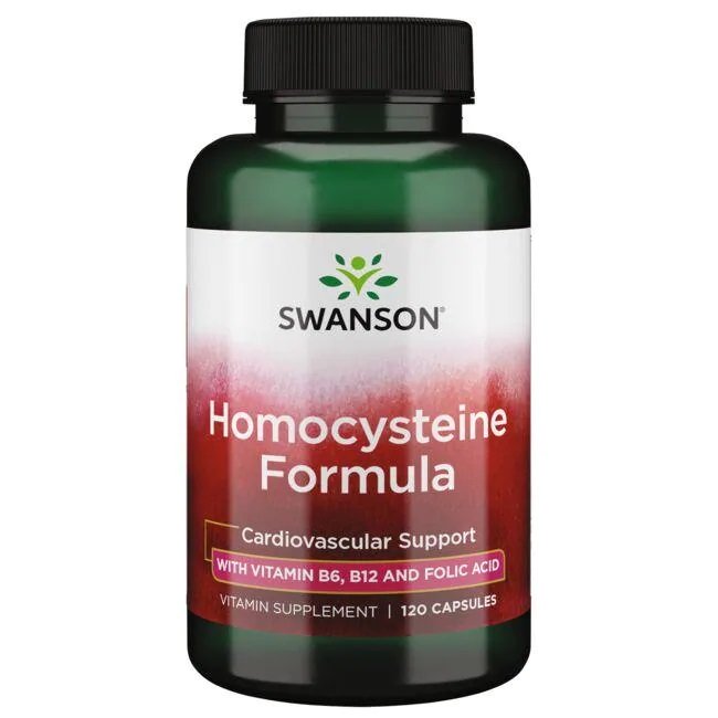 Swanson Homocysteine Formula Wsparcie Organizmu 120 Kapsułek