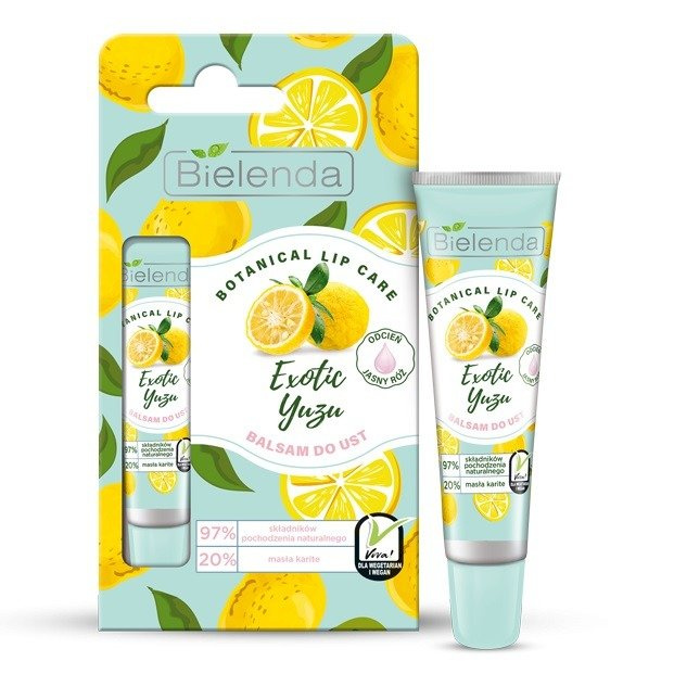 Bielenda Botanical Lip Care Balsam do Ust Exotic Yuzu Pielęgnuje Nawilża 10g