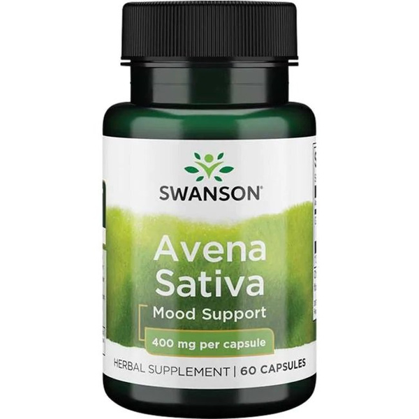Swanson Avena Sativa 400mg 60 Capsules
