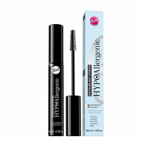 Bell HypoAllergenic Waterproof Mascara Hypoalergiczny Wodoodporny Tusz do Rzęs 01 Black 8g