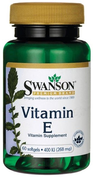 Swanson Vitamin E 400 IU 60 Softgels