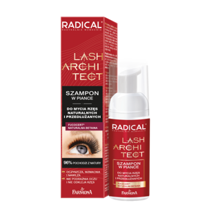 Radical Lash Architect Foam Shampoo for Natural and Extended Eyelashes 50ml