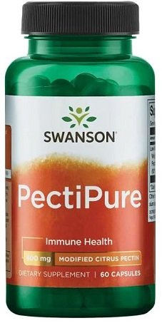 Swanson PectiPure 600mg Modyfikowana Pektyna Cytrusowa 60 Kapsułek