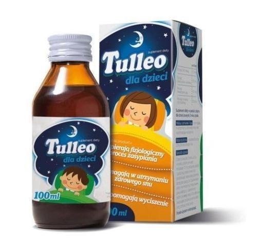 Tulleo Syrop dla Dzieci Ułatwia Zasypianie Łagodzi Skutki Stresu 100ml