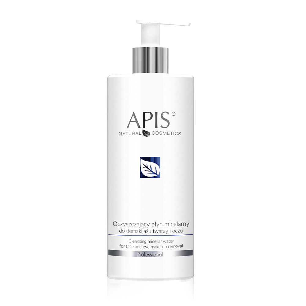 Apis Professional Cleansing Micellar Liquid for Face and Eye Make-up Removal 500ml Best Before 29.11.25