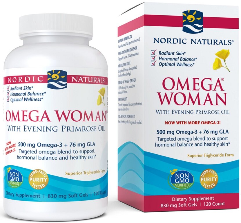 Omega Woman, 500mg - 120 softgels