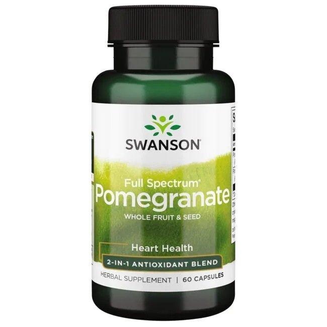 Swanson Full Spectrum Pomegranate 60 Capsules