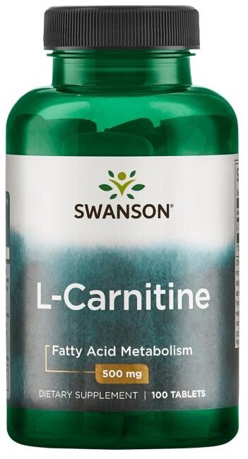 Swanson L-Carnitine 500mg 100 Tablets