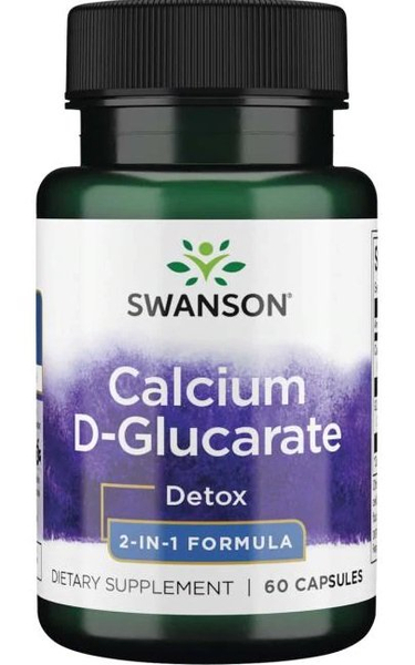 Swanson Calcium D-Glucarate D-glukaran Wapnia 60 Kapsułek