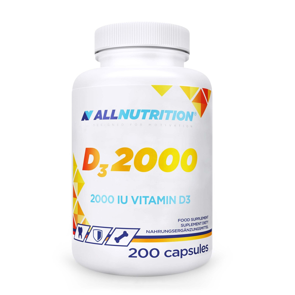 Allnutrition Vit D3 2000 2000 IU 200 Capsules