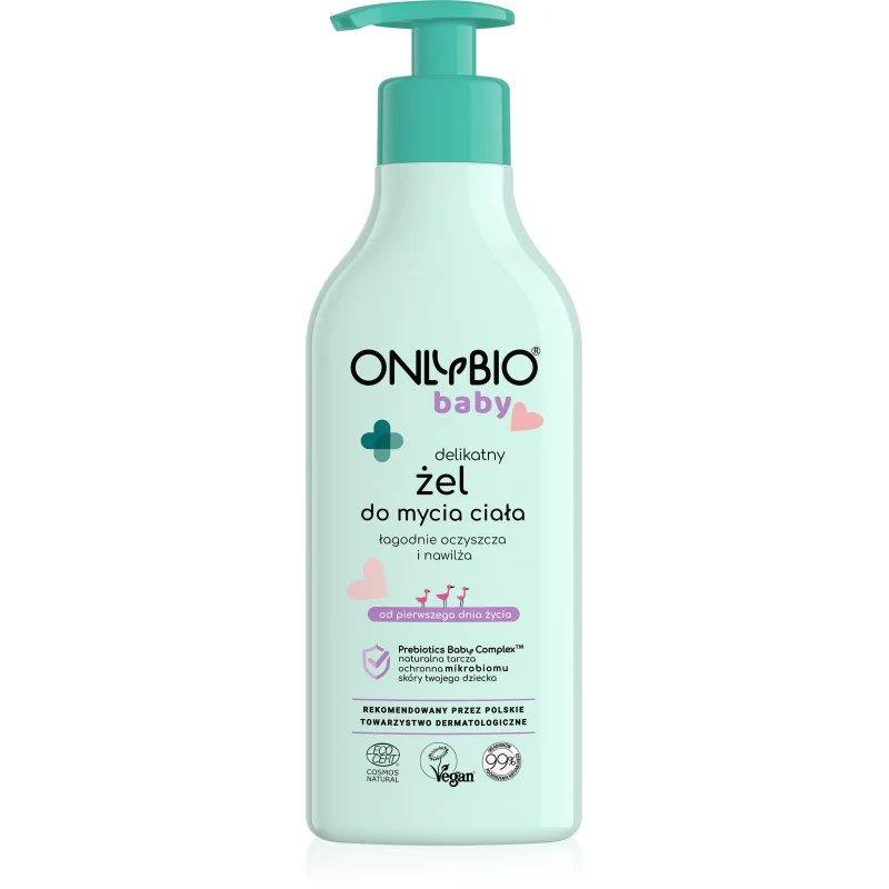 OnlyBio Baby Gentle Body Wash Gel for Babies from 1st Day of Life for Sensitive and Delicate Skin 300ml