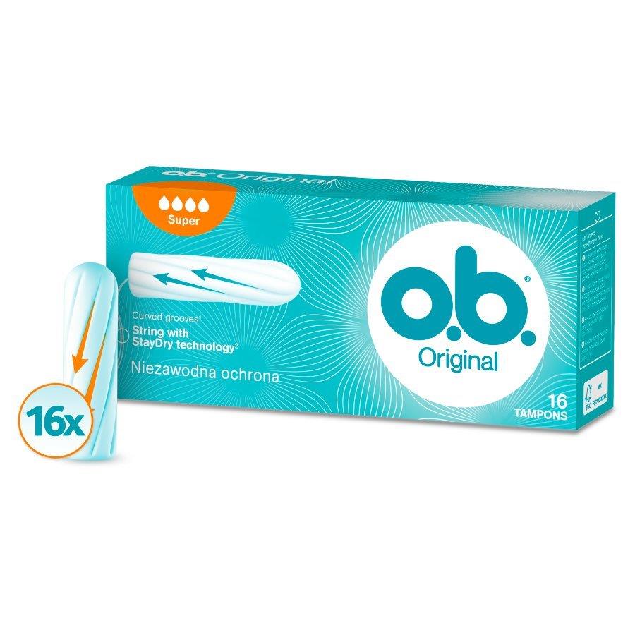 O.B. Original Super Tampons 16 Pieces