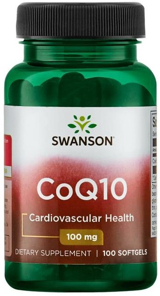 Swanson CoQ10 100mg Koenzym Q10 100 Kapsułek
