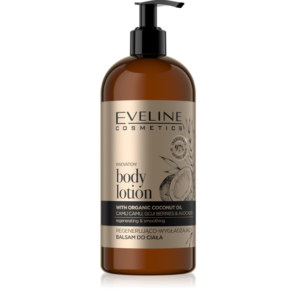 Eveline Organic Gold Regenerating Smoothing and Nourishing Body Lotion 500ml