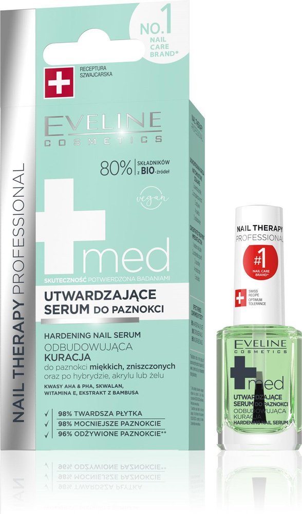 Eveline Nail Therapy Professional Hardening Serum for Damaged Nails 12ml