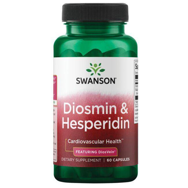 Swanson Diosmin & Hesperidin Wspomaga Układ Krążenia 60 Kapsułek
