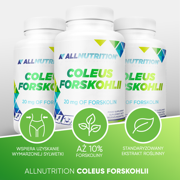 Allnutrition Coleus Forskohlii Wspiera Utrzymanie Wymarzonej Sylwetki 90 Kapsułek