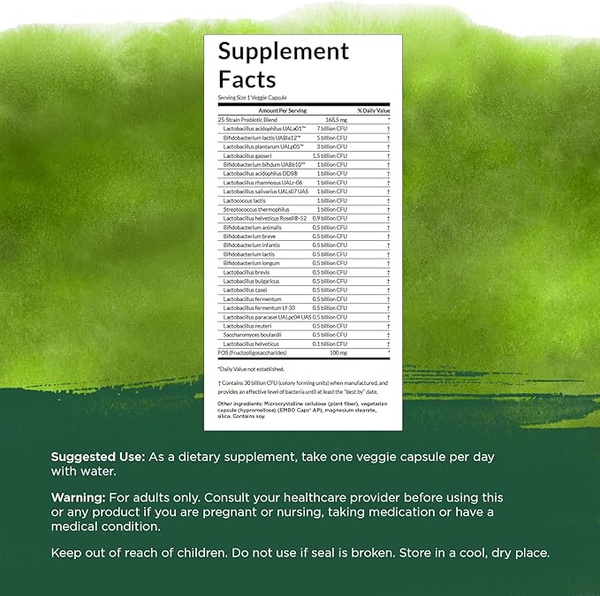 Swanson Epic Pro 25-Strain Probiotic 30 Kapsules