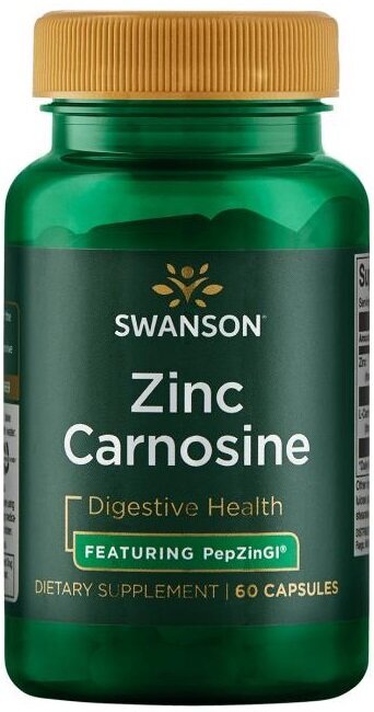 Swanson Zinc Carnosine 60 Kapsułek