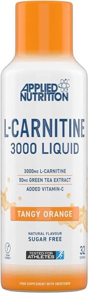 L-Carnitine Liquid 3000, Tangy Orange - 480 ml.