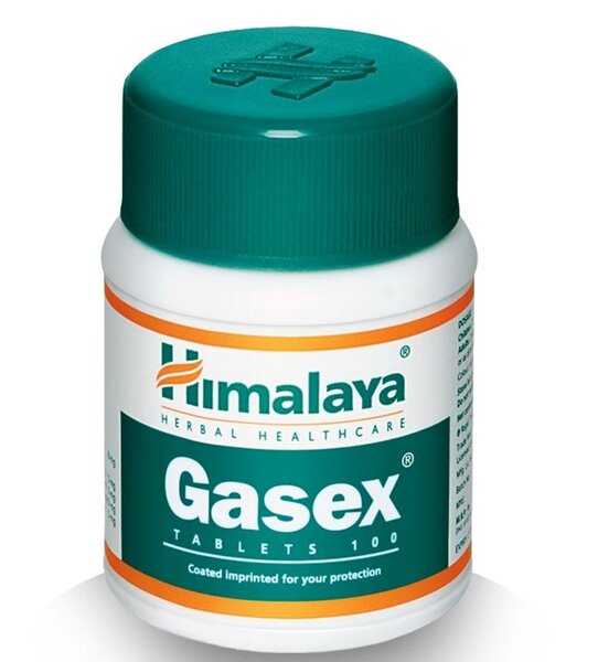 Himalaya Gasex Wsparcie Układu Pokarmowego 100 Tabletek