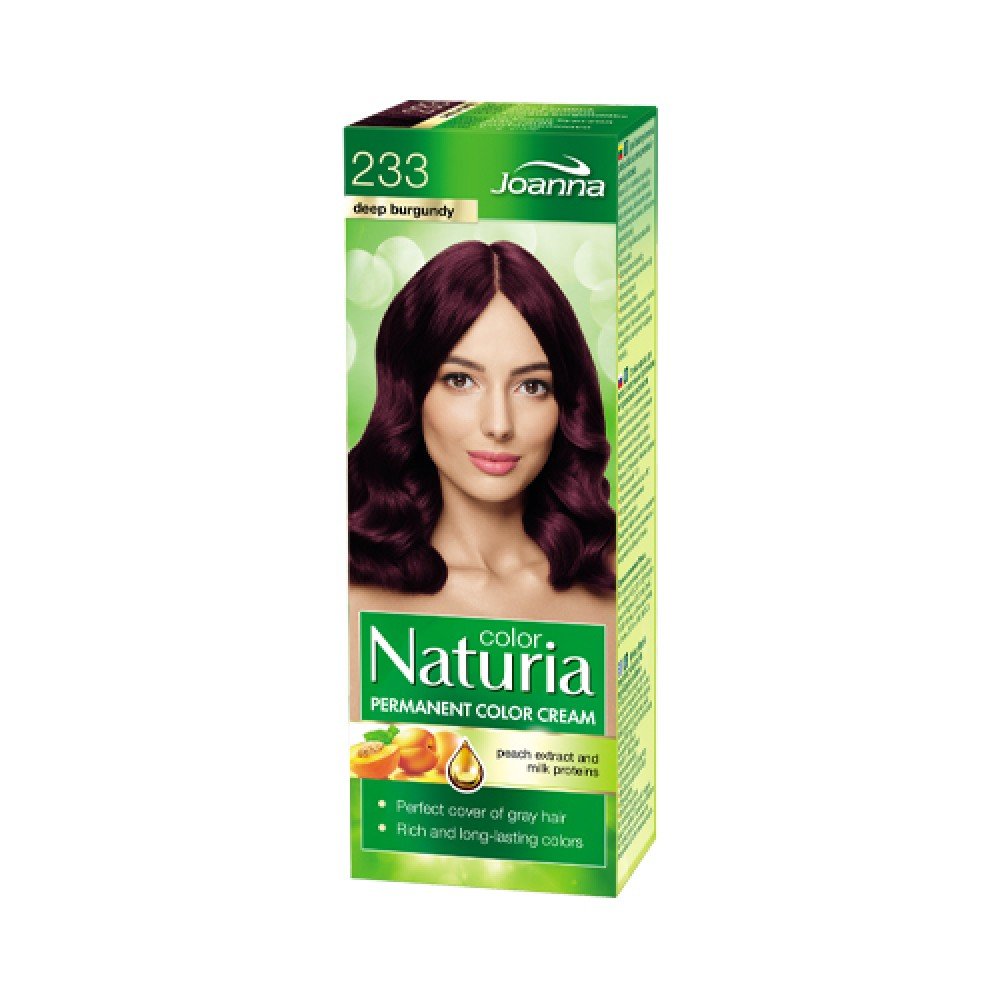 Joanna Naturia Color Farba do Włosów 233 Głęboki Burgund 100ml