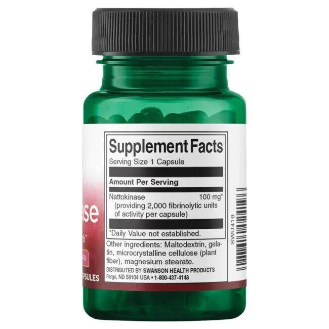 Swanson Nattokinase 100mg 30 Kapsułek