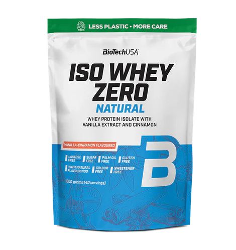 Iso Whey Zero Natural, Vanilla-Cinnamon - 1000g