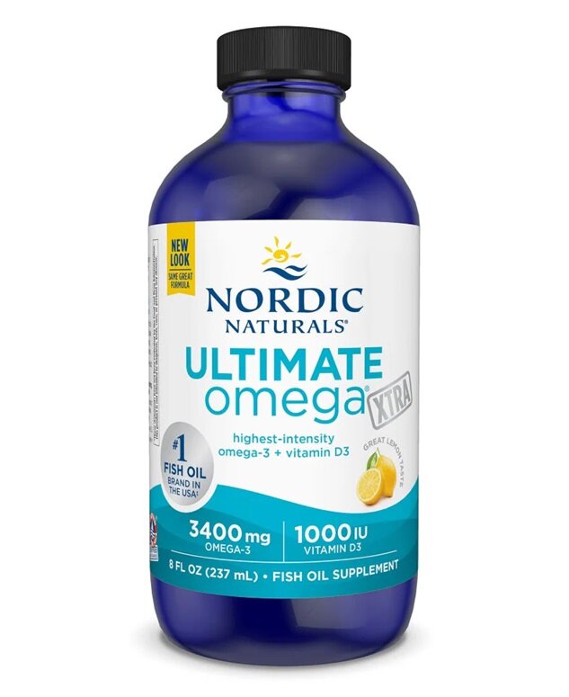 Ultimate Omega Xtra, 3400mg Lemon - 237 ml.