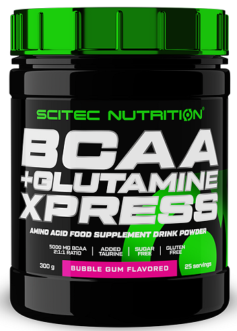 BCAA + Glutamine XPress, Bubble Gum - 300g