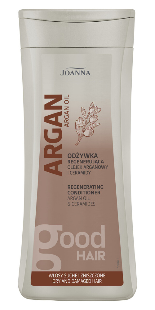 Joanna Argan Oil Regenerating Conditioner with Argan Oil for Dry and Damaged Hair 200g