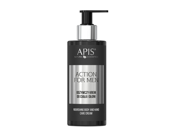 Apis Action for Men Odżywczy Krem do Ciała i Dłoni 300ml