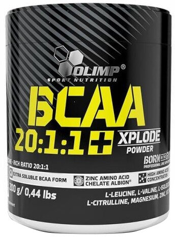 BCAA 20:1:1 Xplode, Grapefruit - 200g