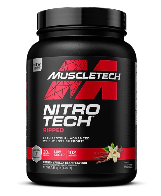 Nitro-Tech Ripped, French Vanilla Bean - 1810g