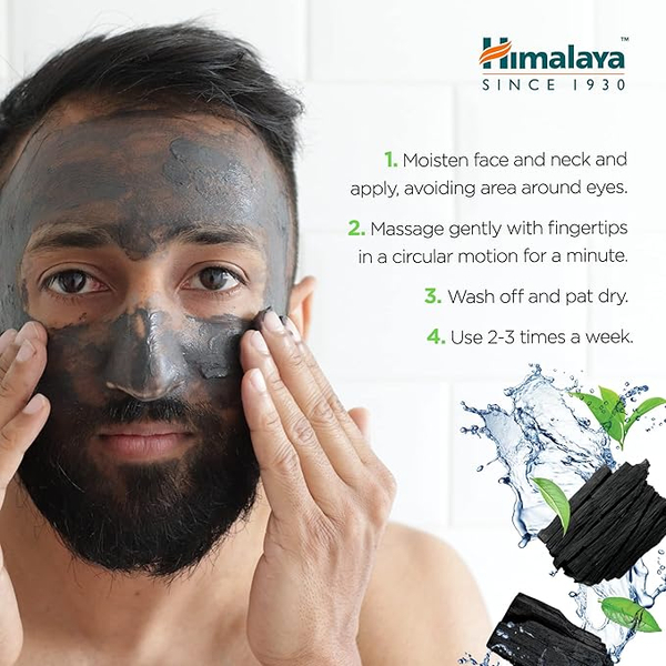 Himalaya Scrub with Activated Charcoal & Green Tea Detoksykacyjny Peeling Węglowy dla Skóry Normalnej i Tłustej 75ml