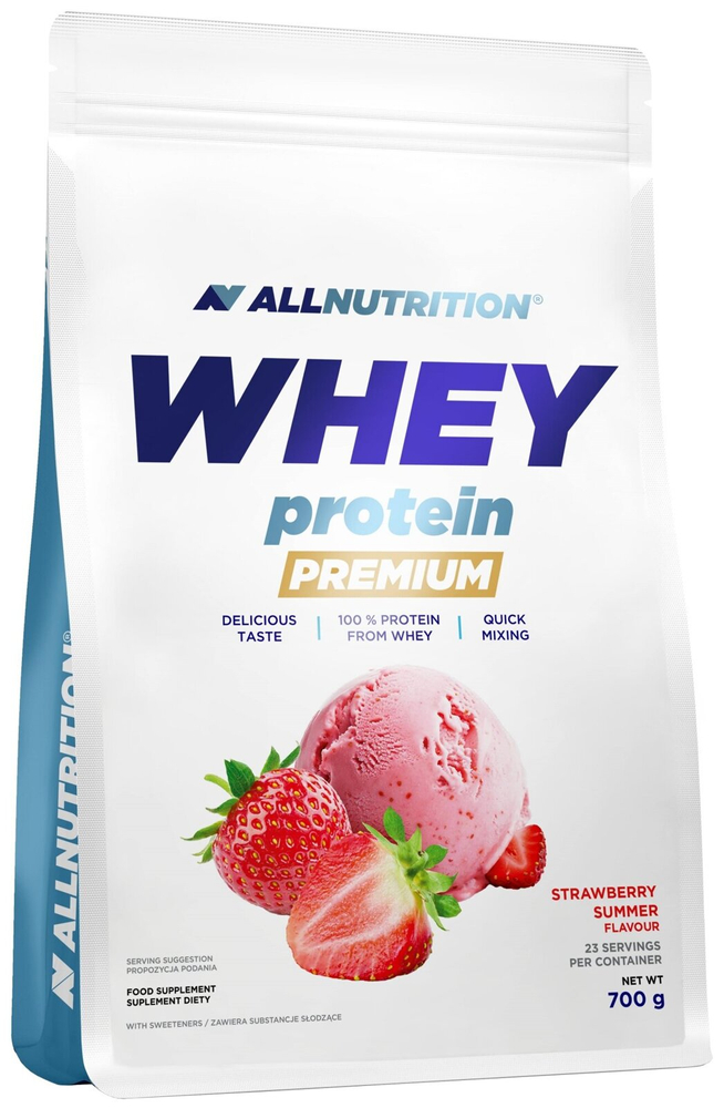 Allnutrition Whey Protein Premium Truskawkowe Lato 700g