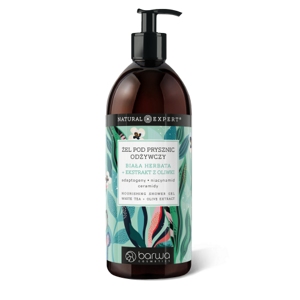 Barwa Natural Expert Odżywczy Żel pod Prysznic Biała Herbata + Ekstrakt z Oliwki 480ml