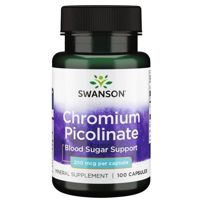 Swanson Chromium Picolinate 200mcg 100 Kapsułek