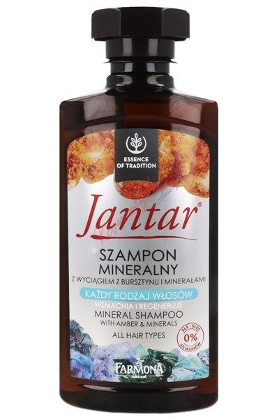 Farmona Jantar Szampon Mineralny Z Wyciągiem z Bursztynu I Minerałami 330ml 