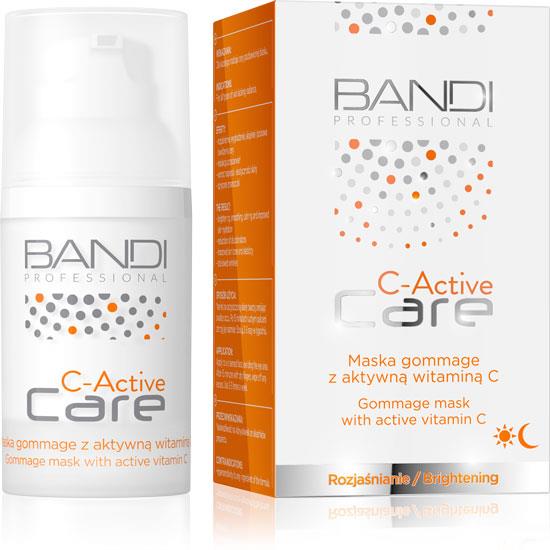 Bandi C-Active Care Rozjaśniająca Maska Gommage z Aktywną Witaminą C 30ml Best Before 31.07.24