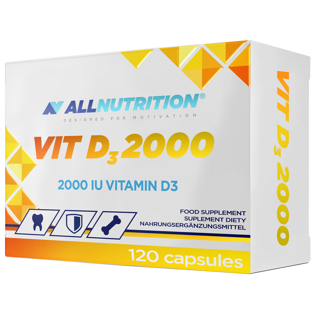 Allnutrition Vit D3 2000 2000 IU 120 Capsules