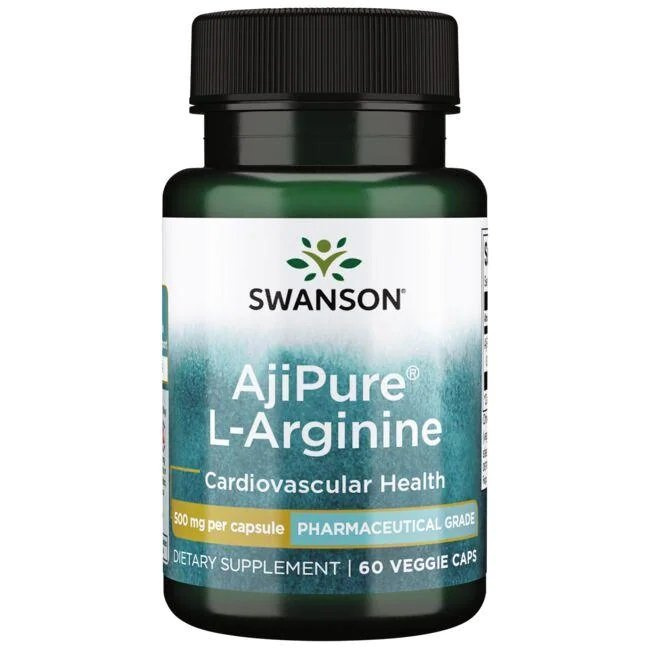 Swanson AjiPure L-Arginine 500mg 60 Vcapsules